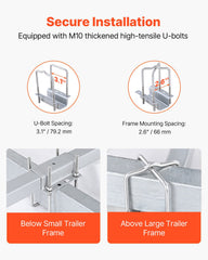 Boat Trailer Guide, 2PCS Adjustable Short Bunk Guide-Ons, Hardened Steel Trailer Guide Poles with Soft Cushion, Heavy Duty Roller Guide Design, for Ski Boat, Fishing Boat or Sailboat Trailer