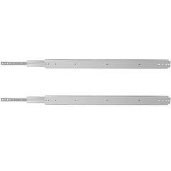 Drawer Slides, 1 Pair 42 Inch Heavy Duty Drawer Slides, Ball Bearing Side Mount Drawer Hardware Slides, 500 LBS Load Capacity 3-Section Full Extension Drawer Slides for Smooth Slide, Less Noise
