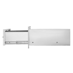 Outdoor Kitchen Drawers 30" W x 10" H x 20" D, Horizontal Double BBQ Access Drawers Stainless Steel with Handle, BBQ Island Drawers for Outdoor Kitchens or Patio Grill Station
