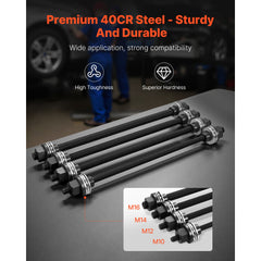 Pull and Press Sleeve Kit, 36 PCS, Steel Bush Removal Insertion Sleeve Tools with Carrying Case, Compatible with LCV and HGV Engines, for Removing and Installing Bushings, Bearings, and Seals