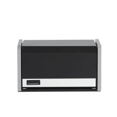Metal Tool Box, 8.6-inch, Portable Metal Tool Box with 3 Drawers, Small Tool Chest with EVA Liners and PP Feet Pads, Heavy-Duty Steel With Ball Bearing Opening and Powder Coated Finish, Black