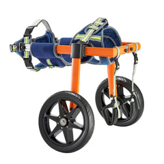 Dog Wheelchair for Back Legs, Lightweight 2 Wheels Pet Wheelchair, Height, Width & Length Adjustable, Dog Cart with Shock-Absorbing Wheels, for Injured, Disabled Dogs 15.8-21.7 kg, Medium