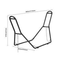 Steel Hammock Stand 450lbs Capacity Hammock Frame Fits 6.9-12.8ft Hammocks