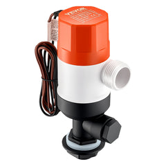 Livewell Pump for Boat 12V 500 GPH Livewell Aerator Pump Straight 2 Inlets