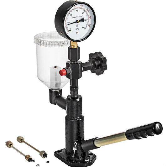 Diesel Injector Nozzle
Pressure Tester Dual scale Manometer Test Tool 0-600Bar (0-8000PSI)
60Mpa Test Pressure High Configuration