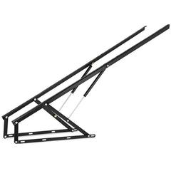 Pair of 5FT Pneumatic Mechanism Heavy Duty Gas Spring Kit for Box Bed Sofa Storage Space Saving DIY Project Lifter Lift Up Hardware Black