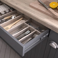 10 Pairs of 609.6mm Drawer Slides Side Mount Rails, Heavy Duty Full Extension Steel Track, Soft-Close Noiseless Guide Glides Cabinet Kitchen Runners with Ball Bearing, 100 Lbs Load Capacity