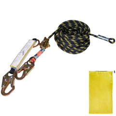 Vertical Lifeline Assembly 0.55'' x 100' Fall Protection Rope 30 KN ANSI