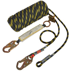 Vertical Lifeline Assembly 0.55'' x 100' Fall Protection Rope 30 KN ANSI