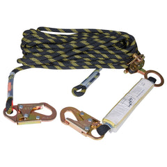 Vertical Lifeline Assembly 0.55'' x 100' Fall Protection Rope 30 KN ANSI