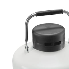 Liquid Nitrogen Tank, 10 L Aluminum Alloy Liquid Nitrogen Container, LN2 Tank Dewar with 6 Canisters and Carry Bag with Straps, Cryogenic Tank for Beauty Industry, Semen Preservation, Scientific