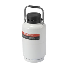 Liquid Nitrogen Tank, 3 L Aluminum Alloy Liquid Nitrogen Container, LN2 Tank Dewar with 6 Canisters and Carry Bag with Straps, Cryogenic Tank for Beauty Industry, Semen Preservation, Scientific