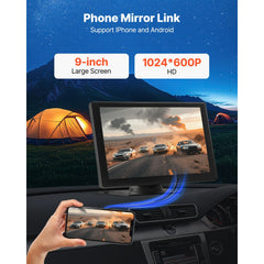 Car Stereo Radio CarPlay Touchscreen 228.6 mm Apple Android Backup Camera
