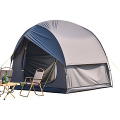SUV Tent for Camping, 8FT L x 8FT W, Waterproof PU2000mm Spacious Double Layer Design for 5-8 Person, SUV Camping Tent with Mesh Windows, Includes Rainfly & Storage Bag, for Outdoor Activities