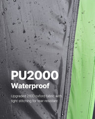Truck Tent 5.0-5.2ft Waterproof PU2000 Truck Bed Camping Tent 2-3 Person