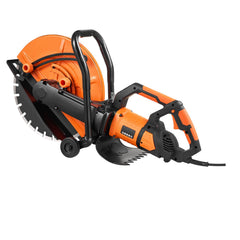Electric Concrete Saw, 16 in, 2800 W 15 A Motor Circular Saw Cutter with Max. 6 in Adjustable Cutting Depth, Wet Disk Saw Cutter Includes Water Line, Pump and Blade, for Stone, Brick