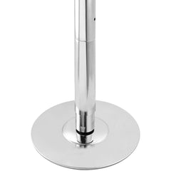 Professional Dancing Pole, Spinning Static Dancing Pole Kit, Portable Removable Pole, 45mm Heavy-Duty Stainless Steel Pole, Height Adjustable Fitness Pole, for Exercise Home Club Gym, Silver