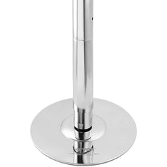 Professional Dancing Pole, Spinning Static Dancing Pole Kit, Portable Removable Pole, 45mm Heavy-Duty Stainless Steel Pole, Height Adjustable Fitness Pole, for Exercise Home Club Gym, Silver