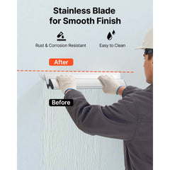 Drywall Skimming Blade Putty Knife Combo 10/24/32in Trowel Tool w/ Handle