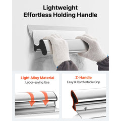 Drywall Skimming Blade Putty Knife Combo 10/24/32in Trowel Tool w/ Handle