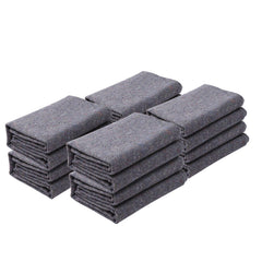 Moving Blankets, 1829 x 1372 mm, 12 kg/dz Weight, 12 Pack, Professional Recycled Cotton Packing Blanket, Large Heavy Duty Shipping Mover Pads Perfect for Protecting Furniture, Floors, Appliances