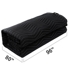 Sound Dampening Blanket, 2438 x 2032 mm Extra Large Studio Grommeted Soundproof Blanket with Grommets, Light Blocker for Door Acoustic Noise Blocking Blanket Studio Sound Absorption Sheet, Black