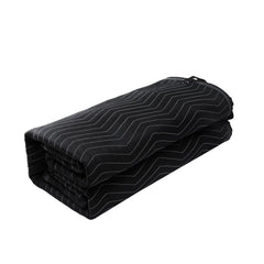 Sound Dampening Blanket, 2438 x 2032 mm Extra Large Studio Grommeted Soundproof Blanket with Grommets, Light Blocker for Door Acoustic Noise Blocking Blanket Studio Sound Absorption Sheet, Black