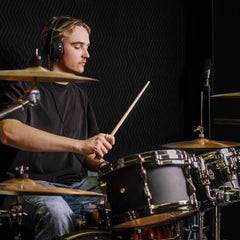 Sound Dampening Blanket, 2438 x 2032 mm Extra Large Studio Grommeted Soundproof Blanket with Grommets, Light Blocker for Door Acoustic Noise Blocking Blanket Studio Sound Absorption Sheet, Black