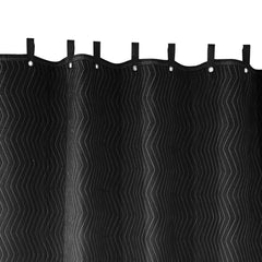 Sound Dampening Blanket, 2438 x 2032 mm Extra Large Studio Grommeted Soundproof Blanket with Grommets, Light Blocker for Door Acoustic Noise Blocking Blanket Studio Sound Absorption Sheet, Black