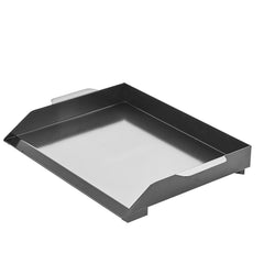 Carbon Steel Griddle, 22x16 inch Universal Flat Top Rectangular Plate, Gas Grill Griddle for BBQ Grill, Teppanyaki, Portable Family Cookware, for Camping Tailgating Party, Black