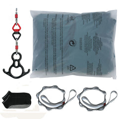 Aerial Silk & Yoga Swing, 10 m Length, Aerial Yoga Hammock Kit with 100gsm Nylon Fabric, Full Rigging Hardware & Easy Set-up Guide, Antigravity Flying for All Levels Fitness Bodybuilding, Green