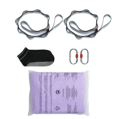 Aerial Yoga Hammock & Swing, 4 m Length, Yoga Starter Kit with 100gsm Nylon Fabric, Full Rigging Hardware and Easy Set-up Guide, Antigravity Flying for All Levels Fitness Bodybuilding, Purple