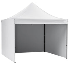 Pop Up Canopy Tent Outdoor Gazebo Tent 10x10FT with Sidewalls & Bag White