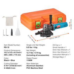 1100W Electric Rebar Cutter Cutting up to 3/2In 4-40mm