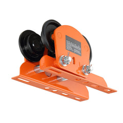 Electric Hoist Manual Trolley, 1 Ton Load Capacity for PA200 PA250 PA300 PA400 PA500, Push Beam Trolley with Dual Wheels, 68 mm-110 mm Adjustable Beam Flange Width for Straight Curved I Beam