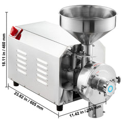 Grain Grind Mill Grain Grinding Machine 3000W Food Processing Machinery