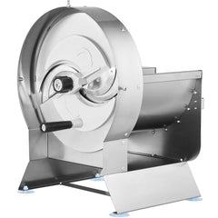 Electric Vegetable Slicer, 0-0.5"/0-12mm Thickness Adjustable Commercial Slicer Machine, Convertible to Manual, Stainless Steel Food Cutter Slicing Machine, Large Feed Port for Potato, Tomato