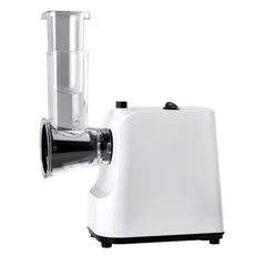Electric Cheese Grater Salad Maker, 200W Salad Shooter, Electric Vegetable Slicer Shredder Chopper for Fruits with 5 Attachments, Stainless Steel Food Cutter for Vegetables, and Cheeses
