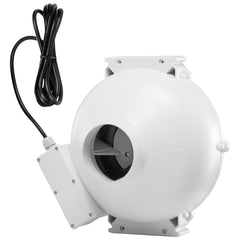 4" to 3.5" Radon Mitigation Fan System Kit Quiet 260 CFM Inline Duct Fan