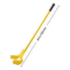 Pallet Buster Tool, 1 m Carbon Steel Handle Wrecking Pry Bar, 907 kg Weight Capacity, Heavy Duty Deck Board Removal Tool, Breaker Bar for Flooring, Framing, Roofing, Trim, Drywall