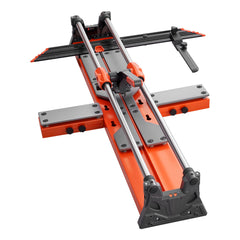 1000 mm Manual Tile Cutter, Upgraded Sliding Head Cutting Tool with Spring-Loaded Base, Angle Fence, Tungsten Carbide Cutting Wheel, Alignment Guide, for DIY Pros, Ceramic, Floor & Wall Tiles
