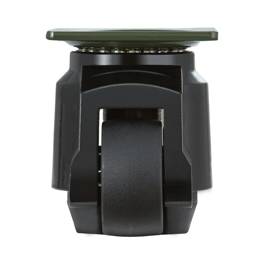 Leveling Casters, Set of 4, 1000 kg Total Load Capacity, 63.5 mm, Heavy Duty with Upgraded Handle Design, 360 Degree Swivel Caster Wheels, Adjustable Casters with Feet for Workbench, Machine