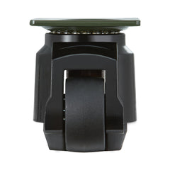 Leveling Casters, Set of 4, 1000 kg Total Load Capacity, 63.5 mm, Heavy Duty with Upgraded Handle Design, 360 Degree Swivel Caster Wheels, Adjustable Casters with Feet for Workbench, Machine