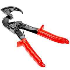 Ratcheting Cable Cutter, 250mm Ratchet Wire and Cable Cutter, Cut up to 240 mm², with Comfortable Grip Handles, Easy to Use Quick-Release Lever, Silicon-Manganese Spring Steel Blade