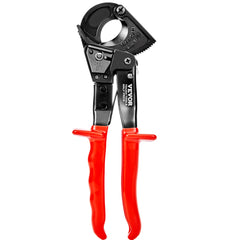 Ratcheting Cable Cutter, 250mm Ratchet Wire and Cable Cutter, Cut up to 240 mm², with Comfortable Grip Handles, Easy to Use Quick-Release Lever, Silicon-Manganese Spring Steel Blade