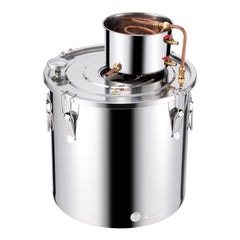 Moonshine Still 13 Gal Water Alcohol Distiller Brewing Kit Stainless Steel