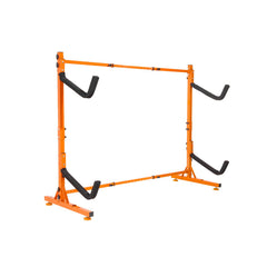 Freestanding Kayak Storage Rack, Kayak Stand for 2 Kayak Canoe Paddleboard, Heavy-duty Steel Kayak Hanger Holder with Padded Arms and Adjustable Width, 79.5kg Max Load, for Indoor Outdoor Garage