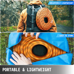 1.43cm Double Braid Polyester Rope 6096cm Nylon Pulling Rope 498.95kg High Force Polyester Load Sailing Rope(1.43cm-6096cm)