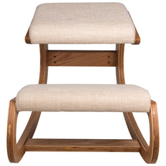 Ergonomic Kneeling Chair Heavy Duty Better Posture Kneeling Stool Office Chair Home for Body Shaping Relieveing Stress Meditation Desk Computer Kneeling Stool Chair