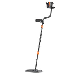 Metal Detector for Adults, 254 mm, Professional High Accuracy Gold Detector, IP68 Waterproof Search Coil with Display, Headphones, 5 Modes, Adjustable Length, for Detecting Gold Treasure Hunting